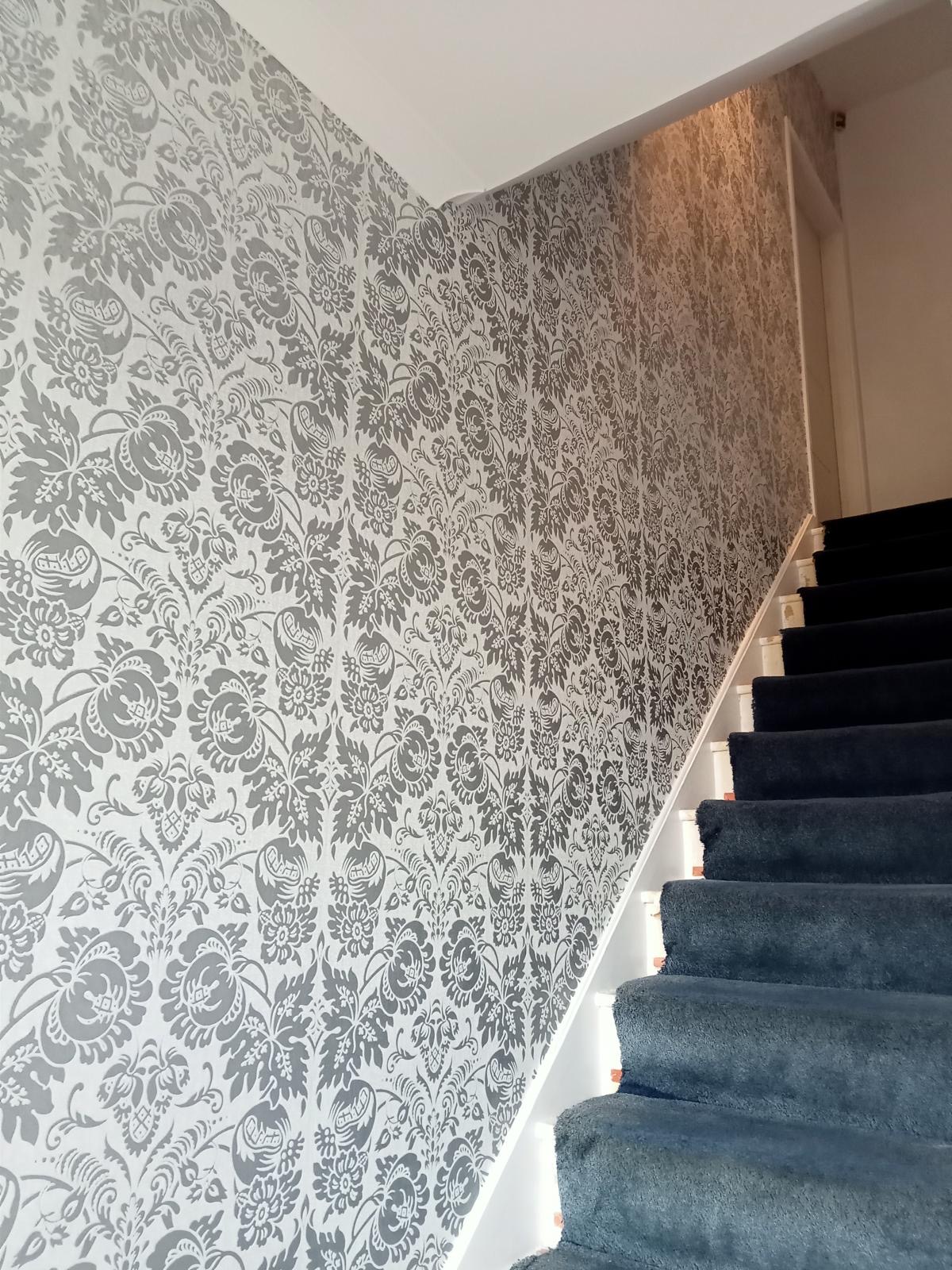 wallpaper hanging Hampstead, NW3